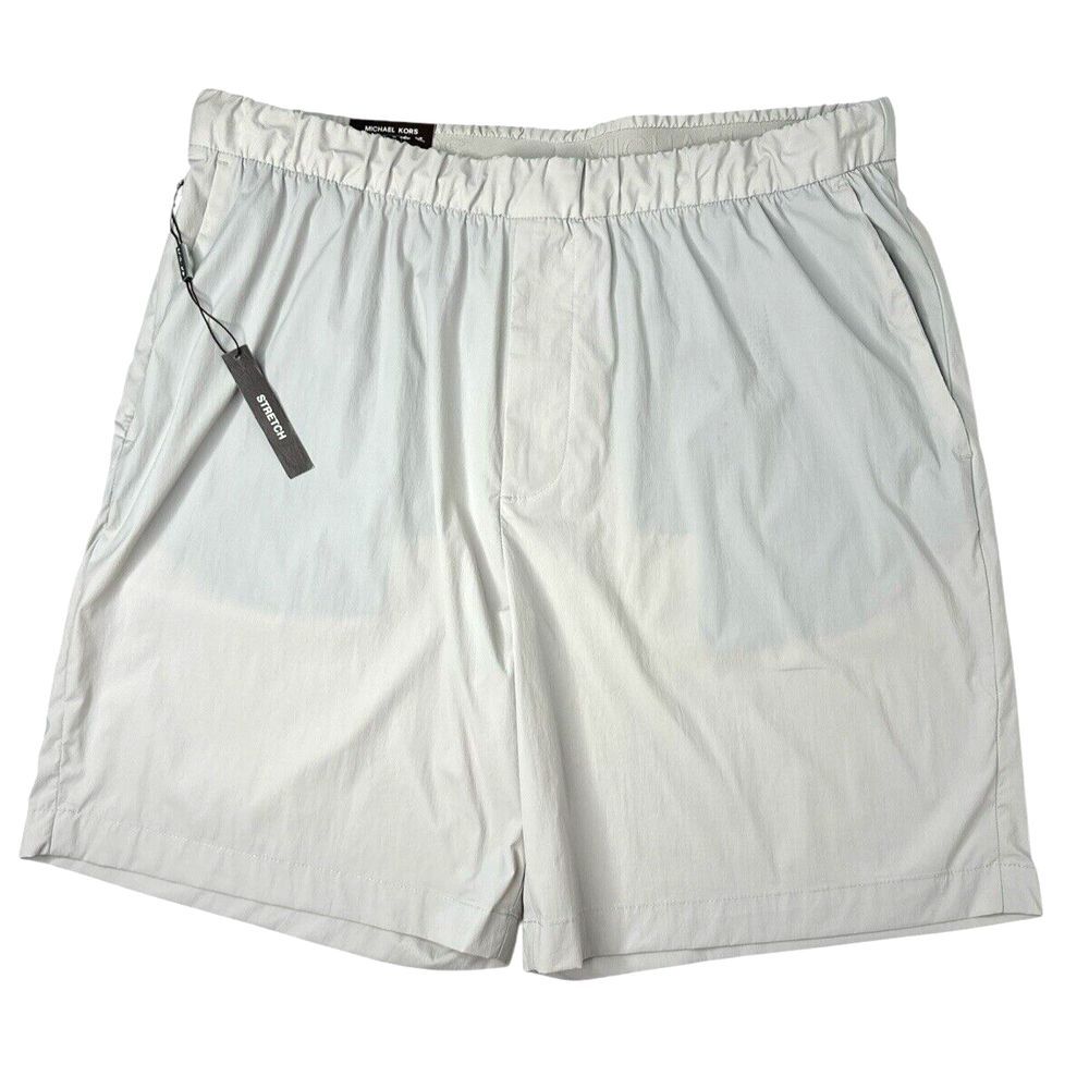 Michael Kors Men's Nylon Stretch Performance Shorts, Size XL, Aluminum